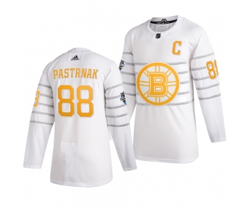 Men's Boston Bruins #88 David Pastrnak White 2020 NHL All-Star Game Adidas Jersey