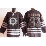 Boston Bruins #63 Brad Marchand Black Ice Jersey
