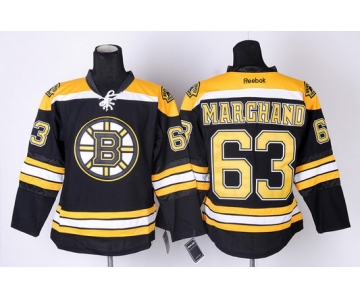 Boston Bruins #63 Brad Marchand Black Jersey