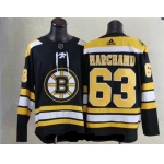 Men's Boston Bruins #63 Brad Marchand Black 2017-2018 adidas Hockey Stitched NHL Jersey