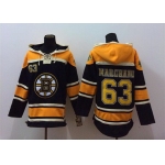 Old Time Hockey Boston Bruins #63 Brad Marchand Black Hoodie