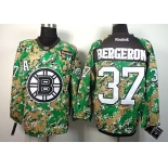 Boston Bruins #37 Patrice Bergeron 2014 Camo Jersey