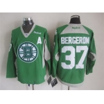 Boston Bruins #37 Patrice Bergeron 2014 Training Green Jersey