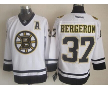 Boston Bruins #37 Patrice Bergeron 2014 White Jersey