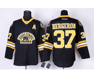 Boston Bruins #37 Patrice Bergeron Black Third Jersey