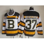 Boston Bruins #37 Patrice Bergeron White 75TH Throwback CCM Jersey
