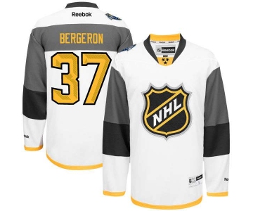Men's NHL #37 Patrice Bergeron Reebok 2016 All-Star Premier Jersey - White