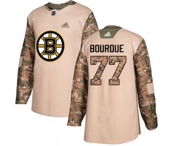 Adidas Bruins #77 Ray Bourque Camo Authentic 2017 Veterans Day Stitched NHL Jersey