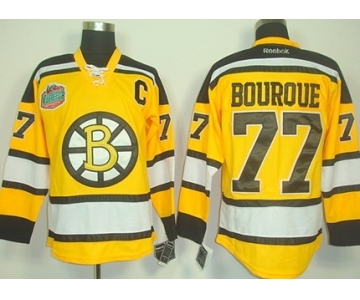 Boston Bruins #77 Ray Bourque Yellow Jersey