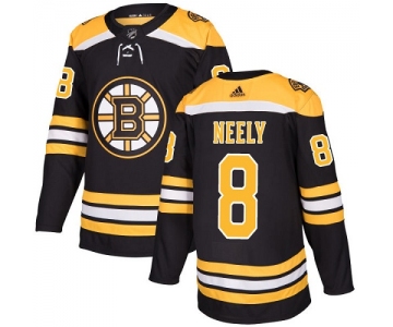 Adidas Bruins #8 Cam Neely Black Home Authentic Stitched NHL Jersey
