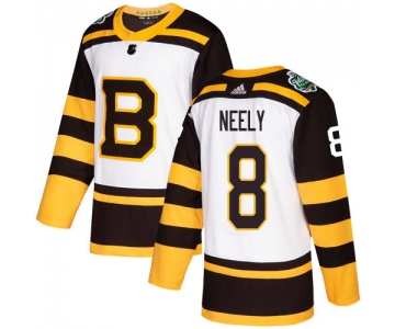 Adidas Bruins #8 Cam Neely White Authentic 2019 Winter Classic Stitched NHL Jersey