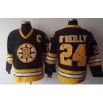 Boston Bruins #24 Terry O'Reilly Black Throwback CCM Jersey