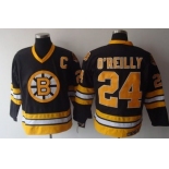 Boston Bruins #24 Terry O'Reilly Black Throwback CCM Jersey