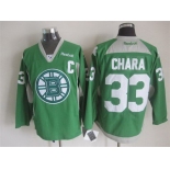Boston Bruins #33 Zdeno Chara 2014 Training Green Jersey