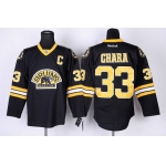 Boston Bruins #33 Zdeno Chara Black Third Jersey