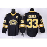 Boston Bruins #33 Zdeno Chara Black Third Jersey