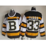 Boston Bruins #33 Zdeno Chara White 75TH Throwback CCM Jersey