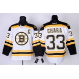 Boston Bruins #33 Zdeno Chara White Jersey