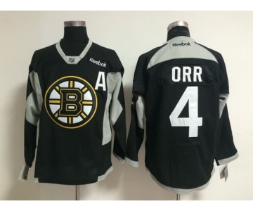 Boston Bruins #4 Bobby Orr 2014 Training Black Jersey
