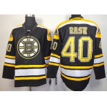 Boston Bruins #40 Tuukka Rask Black Jersey