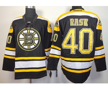 Boston Bruins #40 Tuukka Rask Black Jersey