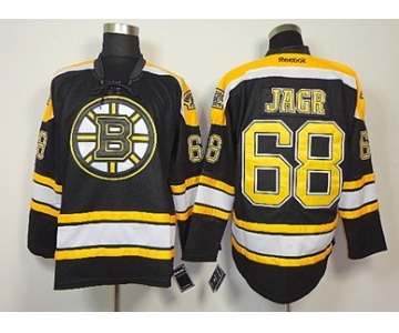 Boston Bruins #68 Jaromir Jagr Black Jersey
