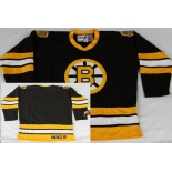 Boston Bruins Blank Black Throwback CCM Jersey