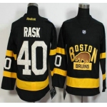 Men's Boston Bruins #40 Tuukka Rask Reebok Black 2016 Winter Classic Premier Jersey