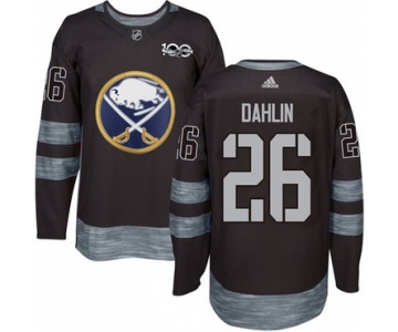 Adidas Buffalo Sabres #26 Rasmus Dahlin Black 1917-2017 100th Anniversary Stitched NHL Jersey