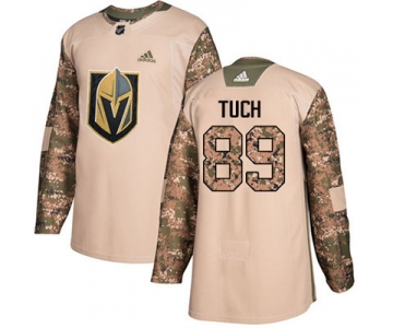 Adidas Vegas Golden Knights #89 Alex Tuch Camo Authentic 2017 Veterans Day Stitched Youth NHL Jersey