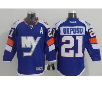 New York Islanders #21 Kyle Okposo 2014 Stadium Series Blue Jersey