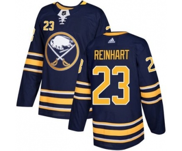 Adidas Sabres #23 Sam Reinhart Navy Blue Home Authentic Stitched NHL Jersey