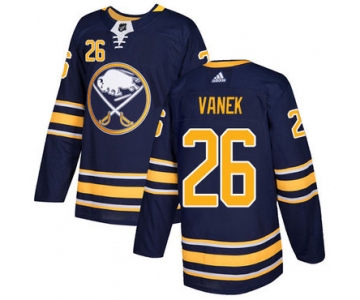 Adidas Sabres #26 Thomas Vanek Navy Blue Home Authentic Stitched NHL Jersey