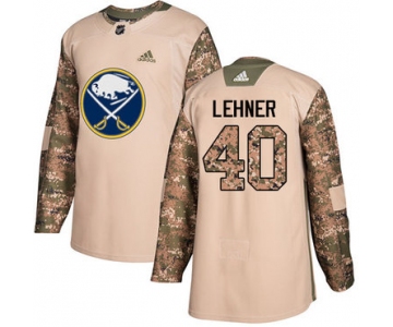 Adidas Sabres #40 Robin Lehner Camo Authentic 2017 Veterans Day Stitched NHL Jersey