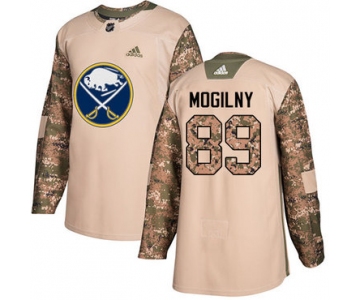 Adidas Sabres #89 Alexander Mogilny Camo Authentic 2017 Veterans Day Stitched NHL Jersey
