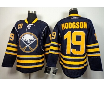 Buffalo Sabres #19 Cody Hodgson Navy Blue Jersey