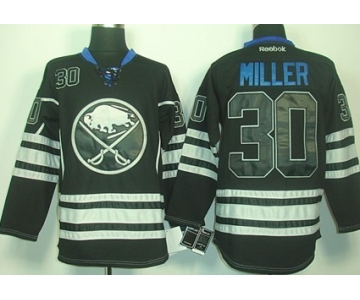 Buffalo Sabres #30 Ryan Miller Black Ice Jersey