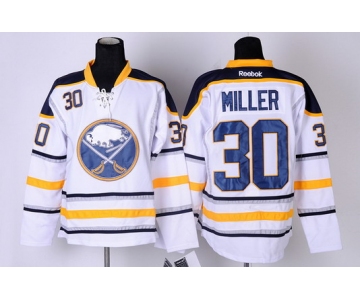 Buffalo Sabres #30 Ryan Miller White Jersey