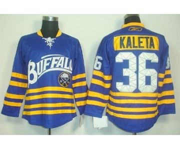 Buffalo Sabres #36 Patrick Kaleta Blue Third Jersey