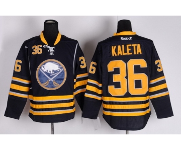 Buffalo Sabres #36 Patrick Kaleta Navy Blue Jersey