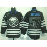Buffalo Sabres #57 Tyler Myers Black Ice Jersey