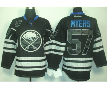 Buffalo Sabres #57 Tyler Myers Black Ice Jersey