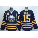 Men's Buffalo Sabres #15 Jack Eichel Home Navy Blue NHL Reebok Jersey