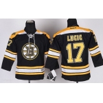 Boston Bruins #17 Milan Lucic Black Kids Jersey