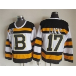 Boston Bruins #17 Milan Lucic White 75TH Throwback CCM Jersey