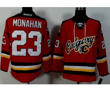 Calgary Flames #23 Sean Monahan 2014 Red Jersey