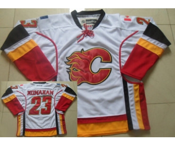 Calgary Flames #23 Sean Monahan White Jersey