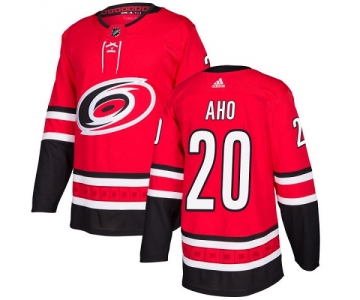 Adidas Hurricanes #20 Sebastian Aho Red Home Authentic Stitched NHL Jersey