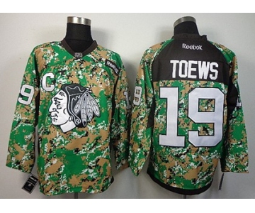 Chicago Blackhawks #19 Jonathan Toews 2014 Camo Jersey