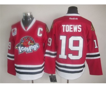 Chicago Blackhawks #19 Jonathan Toews 2015 IceHogs Red Jersey